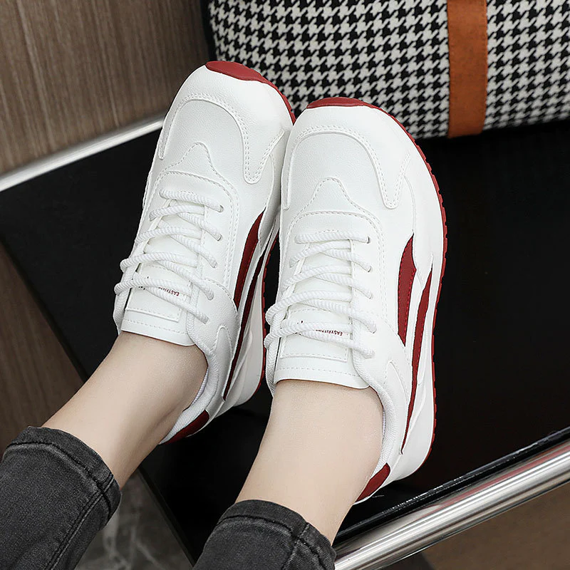 Damen sportive Sneakers mit atmungsaktiver Mesh-Oberfläche und stoßdämpfendem Profil Heidi Mode - Image 3