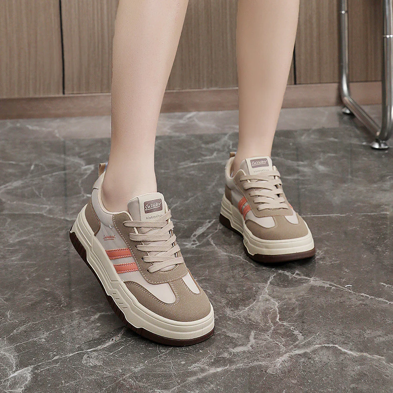 Damen sportive Trend Sneakers mit ergonomischer Dämpfung und atmungsaktiver Obermaterialstruktur Heidi Mode - Image 3