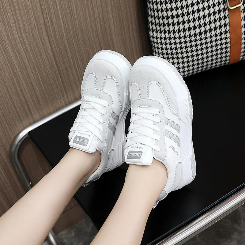 Damen sportive Trend Sneakers mit ergonomischer Dämpfung und atmungsaktiver Obermaterialstruktur Heidi Mode - Image 4