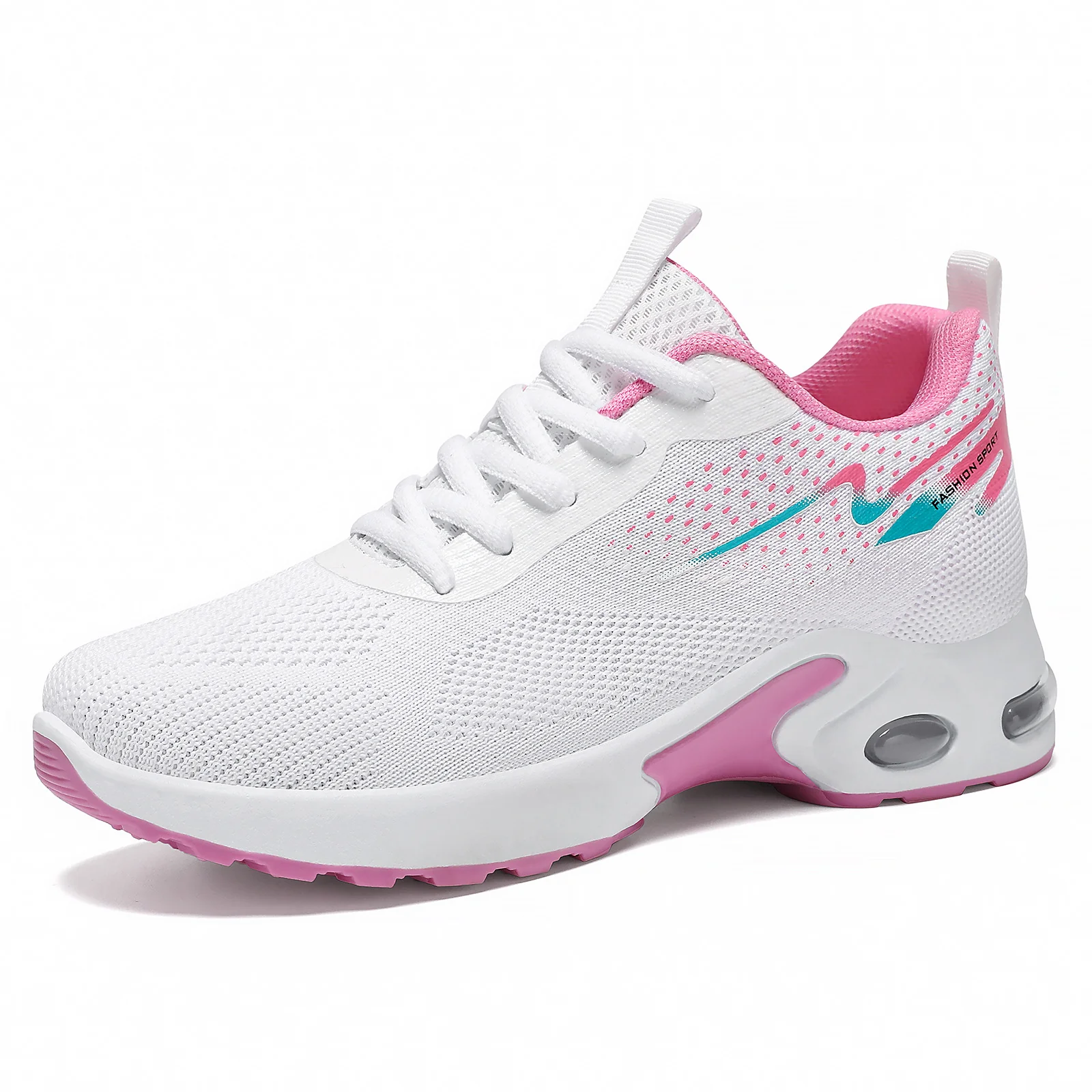 Damen Sportliche Air Cushion Sneakers mit atmungsaktivem Obermaterial und rutschfester Sohle Heidi Mode - Image 5