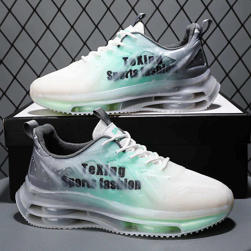 Damen Sportliche Air-Flow Sneakers mit atmungsaktivem Mesh-Obermaterial Heidi Mode - Image 8
