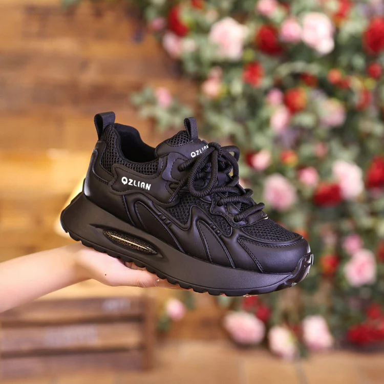 Damen Sportliche Air-Sneaker mit atmungsaktiver Mesh-Oberfläche Heidi Mode - Image 3