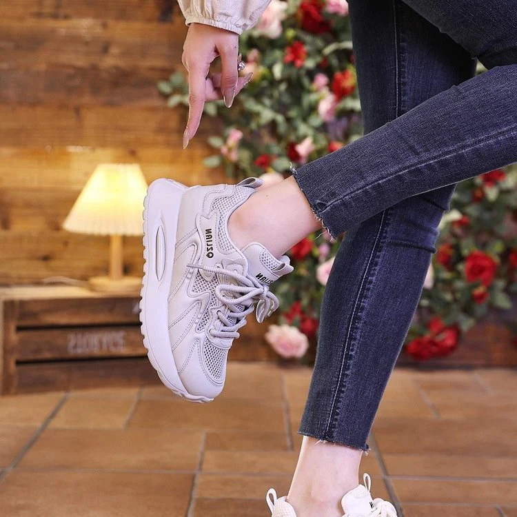 Damen Sportliche Air-Sneaker mit atmungsaktiver Mesh-Oberfläche Heidi Mode - Image 5