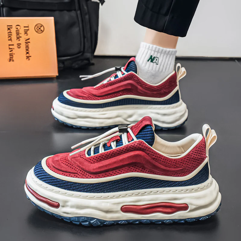 Damen Sportliche Air-Sohle Sneakers mit atmungsaktivem Obermaterial und flexiblem Design Heidi Mode - Image 4