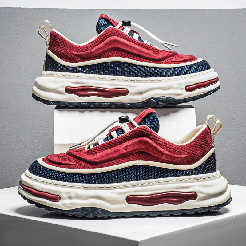 Damen Sportliche Air-Sohle Sneakers mit atmungsaktivem Obermaterial und flexiblem Design Heidi Mode - Image 8