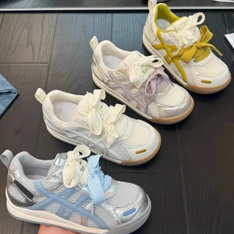 Damen Sportliche Atmungsaktive Sneakers mit einzigartigem Design und bequemen Schnürsenkeln Heidi Mode - Image 4