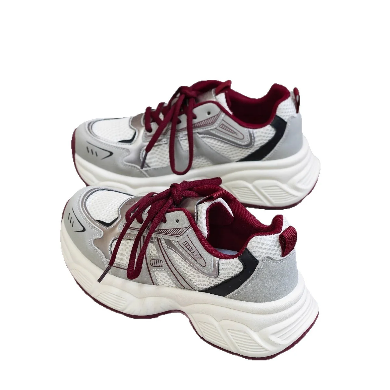 Damen Sportliche Atmungsaktive Sneakers mit gepolsterter Sohle und rutschfester Außensohle Heidi Mode - Image 10