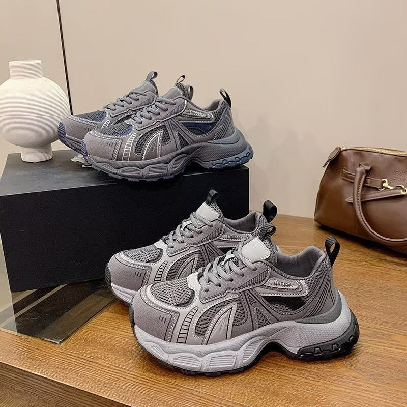 Damen Sportliche Atmungsaktive Sneakers mit gepolsterter Sohle und rutschfester Außensohle Heidi Mode - Image 3