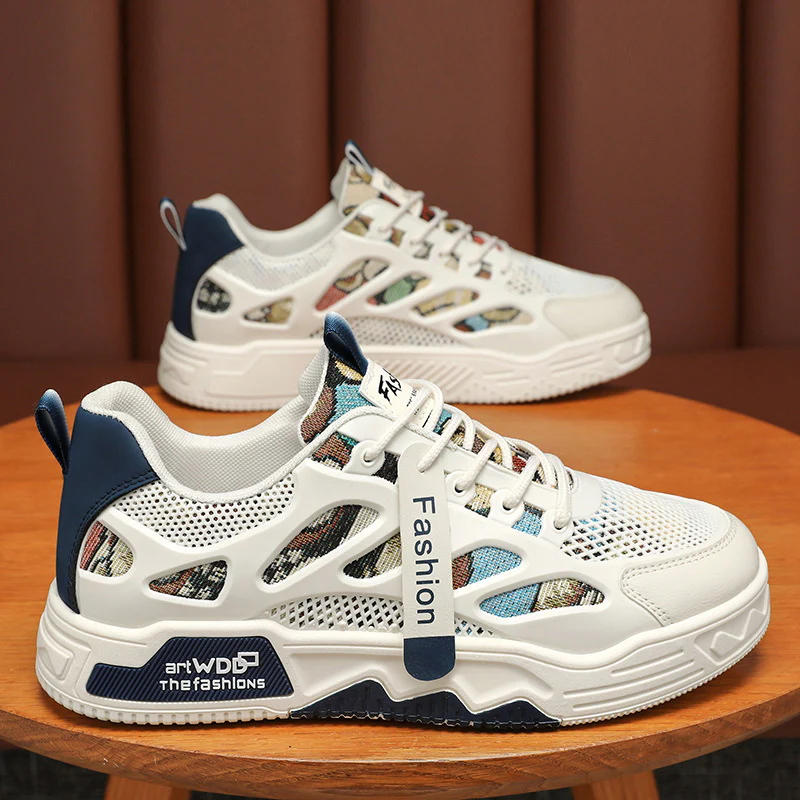 Damen Sportliche Atmungsaktive Sneakers mit modischem Netzdesign Heidi Mode - Image 4
