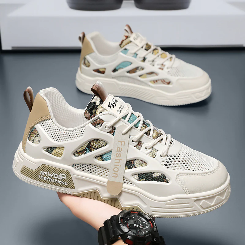 Damen Sportliche Atmungsaktive Sneakers mit modischem Netzdesign Heidi Mode - Image 6