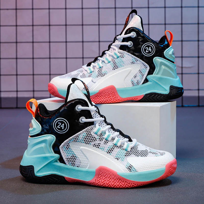 Damen Sportliche Basketball-Sneaker mit atmungsaktivem Mesh-Obermaterial und dämpfender Sohle Heidi Mode - Image 8