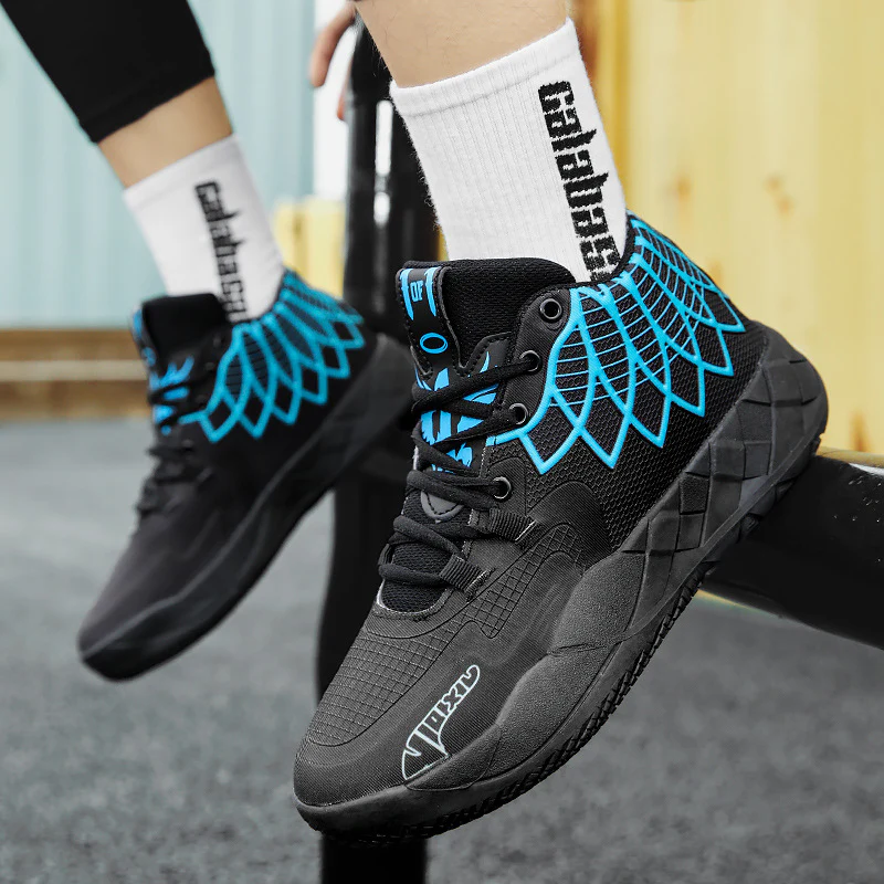 Damen Sportliche Basketball-Sneaker mit atmungsaktiver Oberflächenstruktur und rutschfester Sohle Heidi Mode - Image 4
