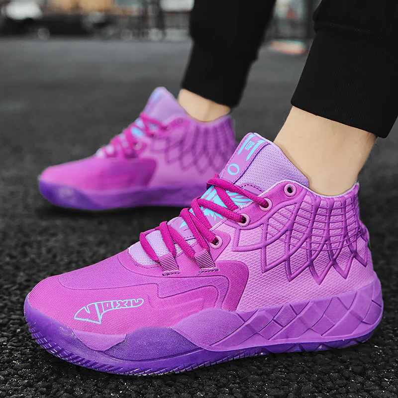 Damen Sportliche Basketball-Sneaker mit atmungsaktiver Oberflächenstruktur und rutschfester Sohle Heidi Mode - Image 6