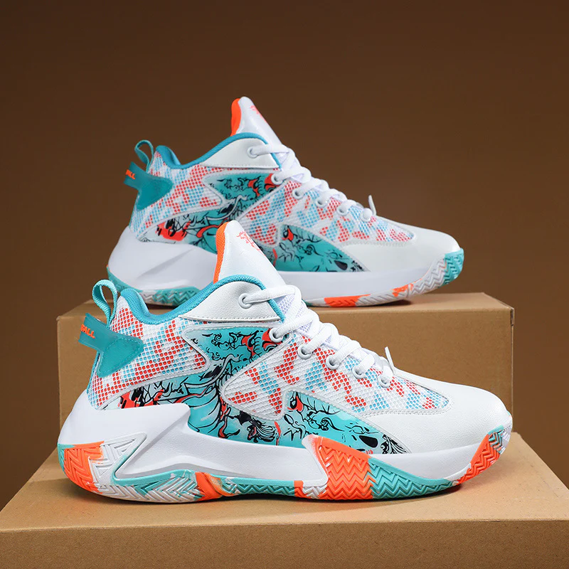 Damen Sportliche Basketball Sneakers mit atmungsaktivem Obermaterial und dämpfender Sohle Heidi Mode - Image 3