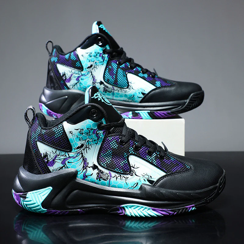 Damen Sportliche Basketball Sneakers mit atmungsaktiver Mesh-Oberfläche Heidi Mode - Image 2