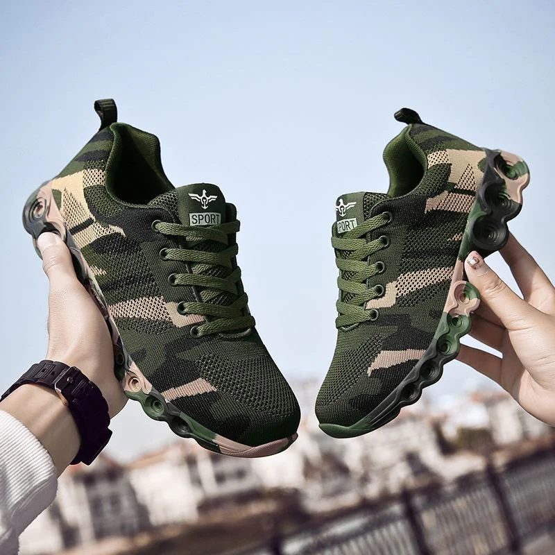 Damen Sportliche Camouflage Sneakers mit dämpfender Sohle Heidi Mode - Image 2