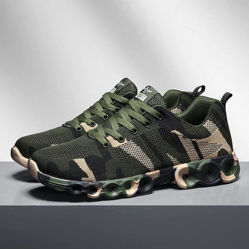 Damen Sportliche Camouflage Sneakers mit dämpfender Sohle Heidi Mode - Image 3