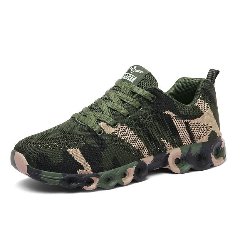 Damen Sportliche Camouflage Sneakers mit dämpfender Sohle Heidi Mode - Image 5