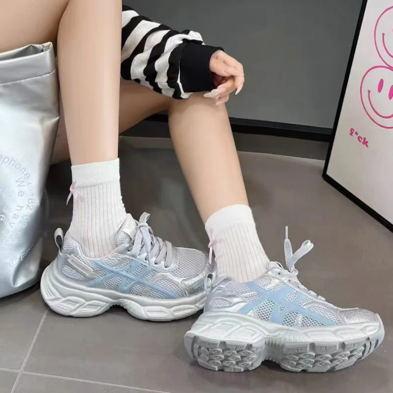 Damen Sportliche Casual Sneakers mit atmungsaktivem Obermaterial und dämpfender Sohle Heidi Mode - Image 3