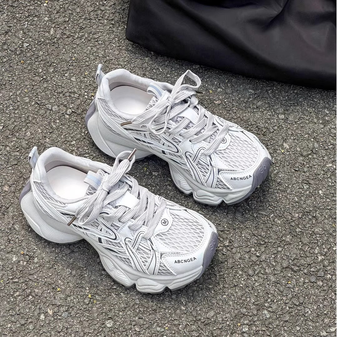Damen Sportliche Casual Sneakers mit atmungsaktivem Obermaterial und dämpfender Sohle Heidi Mode - Image 4