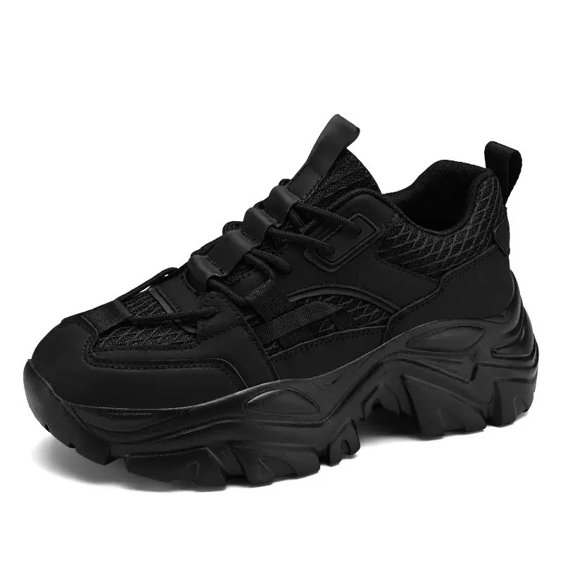 Damen Sportliche Chunky Sneaker mit atmungsaktiver Materialstruktur und rutschfester Gummisohle Heidi Mode - Image 5