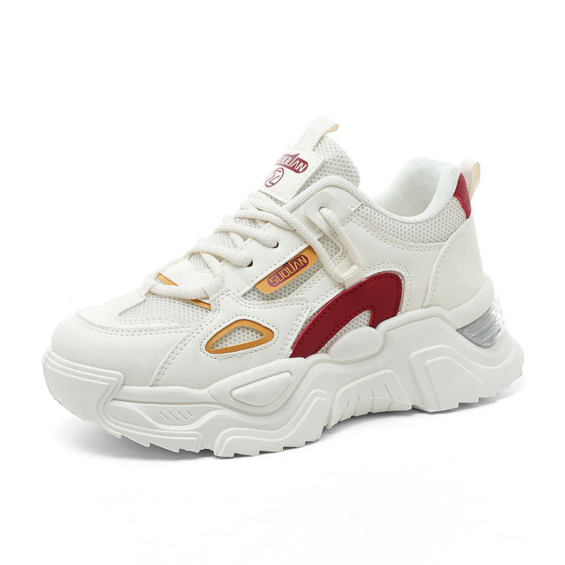 Damen Sportliche Chunky Sneaker mit atmungsaktiver Mesh-Oberfläche und dämpfendem Profil Heidi Mode - Image 5