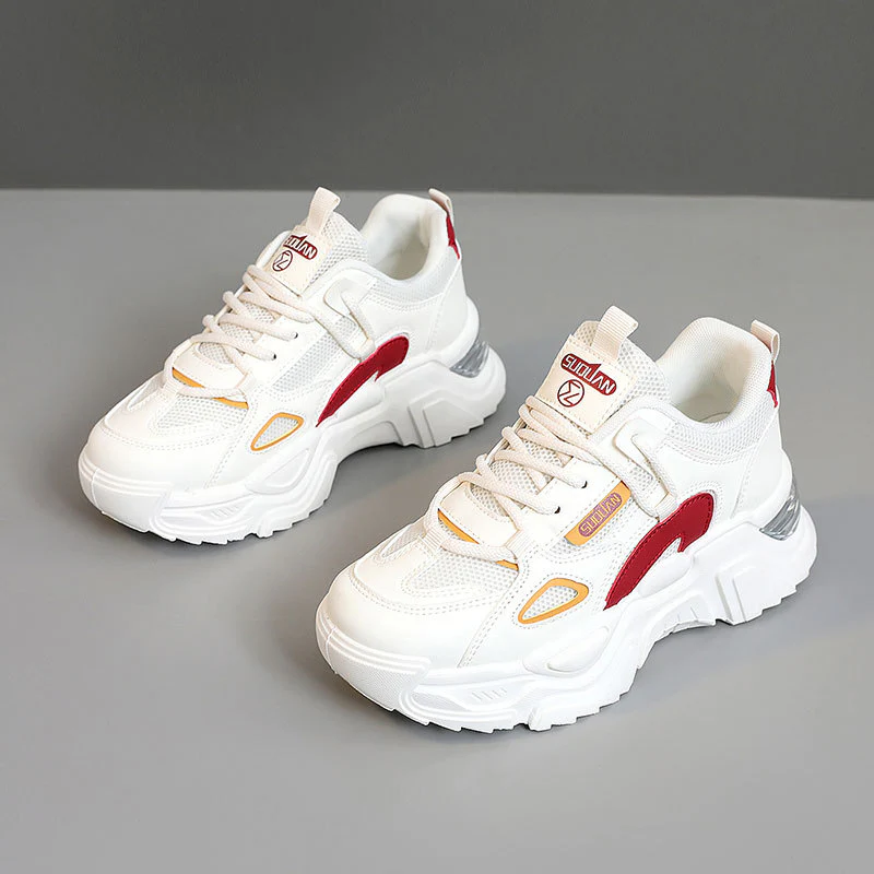 Damen Sportliche Chunky Sneaker mit atmungsaktiver Mesh-Oberfläche und dämpfendem Profil Heidi Mode - Image 7