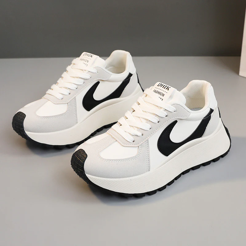 Damen Sportliche Chunky Sneaker mit atmungsaktiver Mesh-Oberfläche und dämpfendem Sohlenprofil Heidi Mode - Image 2