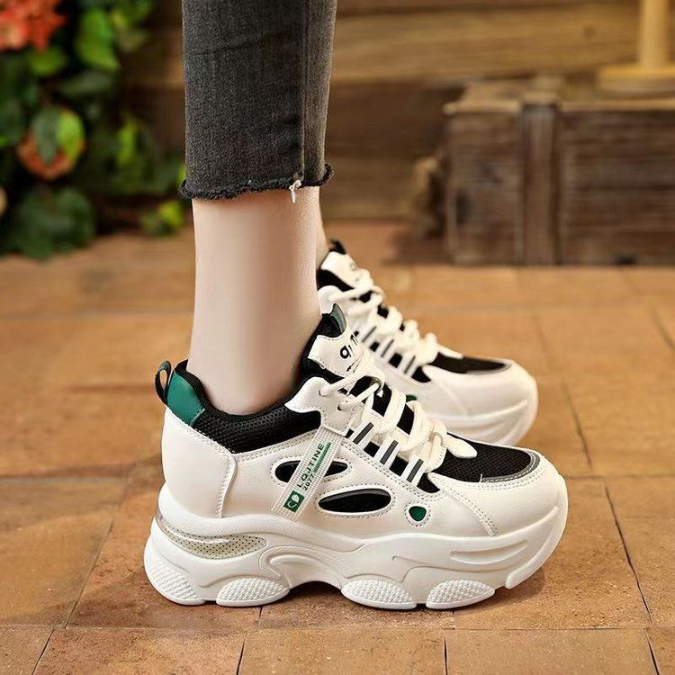 Damen Sportliche Chunky-Sneaker mit atmungsaktiver Mesh-Oberfläche und rutschfester Sohle Heidi Mode - Image 2