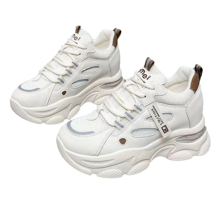 Damen Sportliche Chunky-Sneaker mit atmungsaktiver Mesh-Oberfläche und rutschfester Sohle Heidi Mode - Image 5