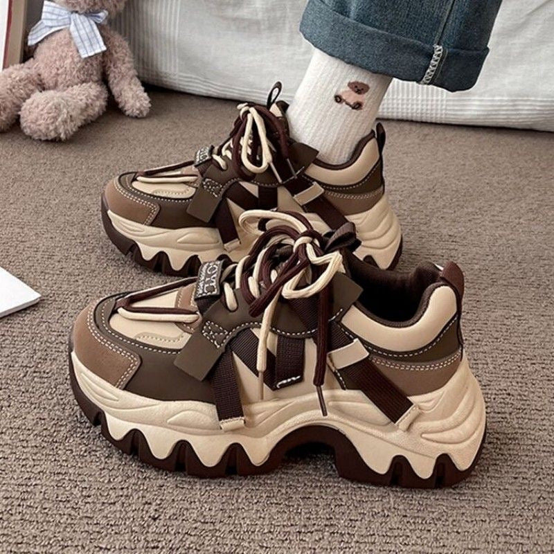 Damen Sportliche Chunky Sneaker mit flexibler Sohle und atmungsaktivem Obermaterial Heidi Mode - Image 4