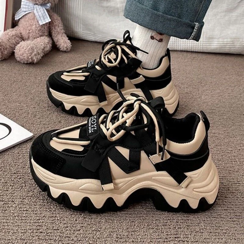 Damen Sportliche Chunky Sneaker mit flexibler Sohle und atmungsaktivem Obermaterial Heidi Mode - Image 7