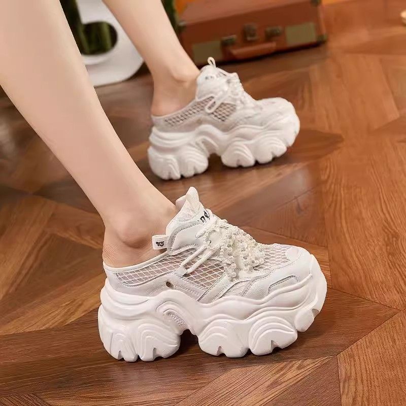 Damen Sportliche Chunky-Sneaker mit luftiger Mesh-Oberfläche und innovativem Sohlenprofil Heidi Mode - Image 3