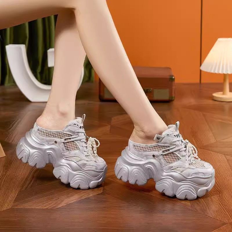 Damen Sportliche Chunky-Sneaker mit luftiger Mesh-Oberfläche und innovativem Sohlenprofil Heidi Mode - Image 6