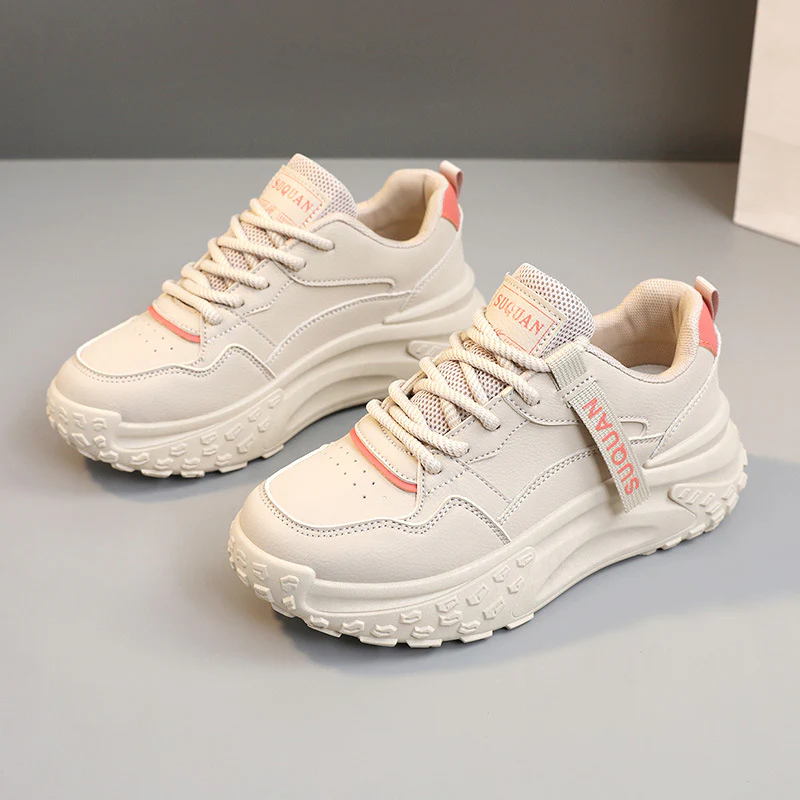 Damen sportliche Chunky Sneaker mit rutschfester Sohle und atmungsaktivem Obermaterial Heidi Mode - Image 7