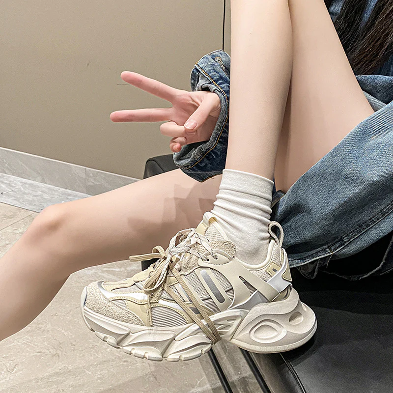 Damen sportliche Chunky Sneakers Heidi Mode - Image 3