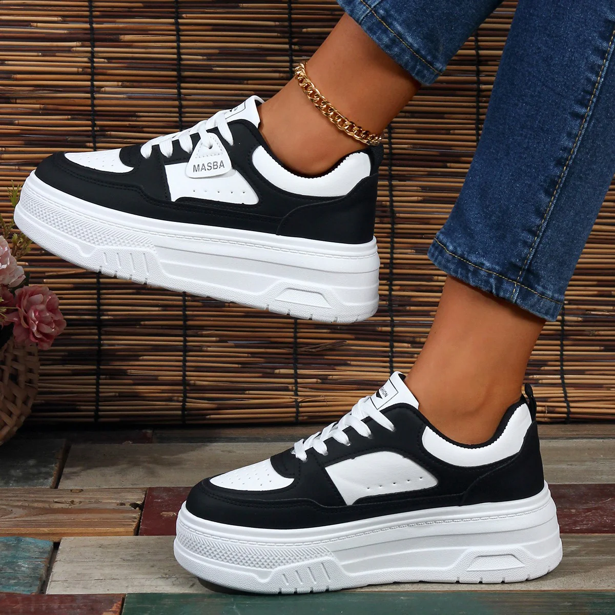 Damen Sportliche Chunky Sneakers Heidi Mode - Image 3