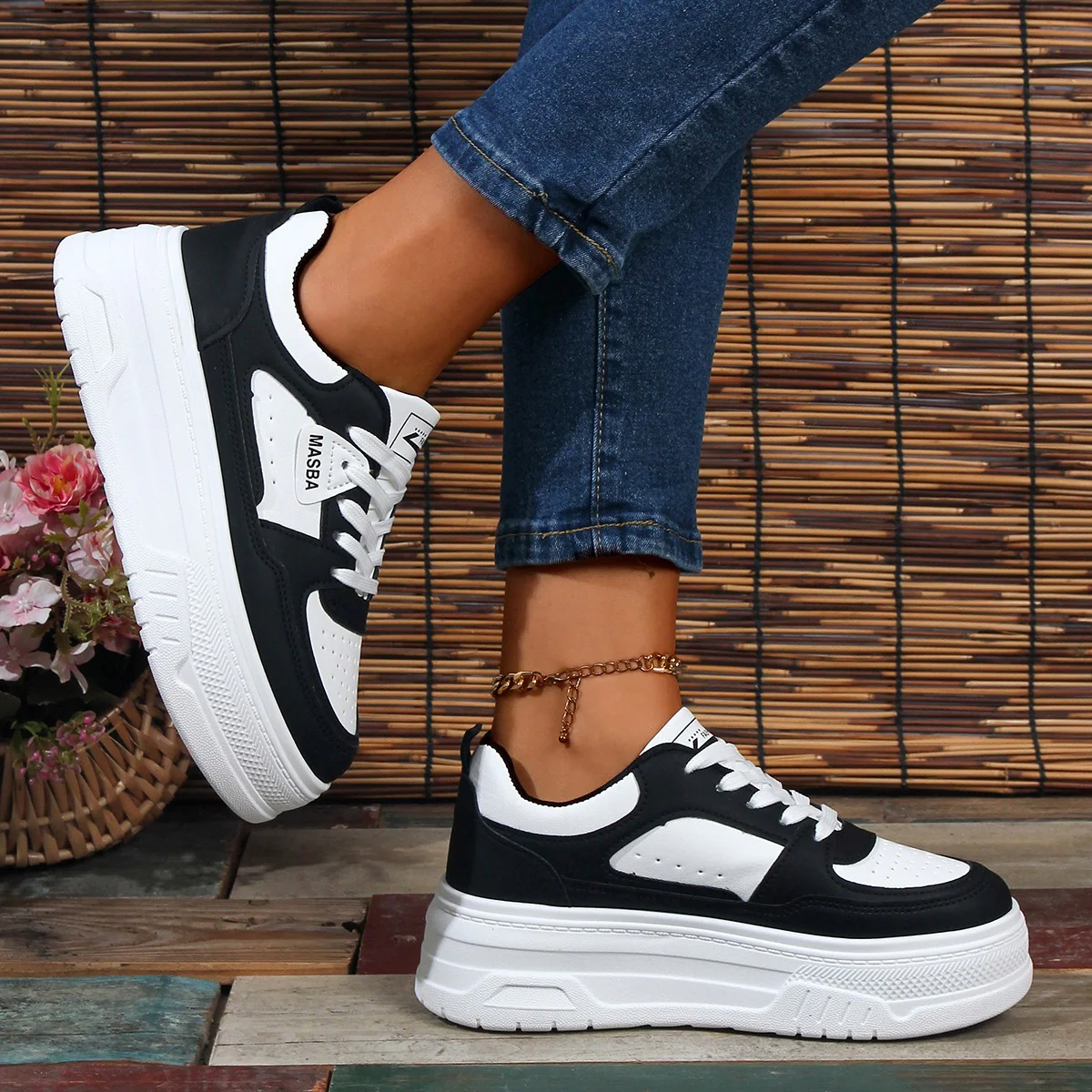 Damen Sportliche Chunky Sneakers Heidi Mode - Image 4