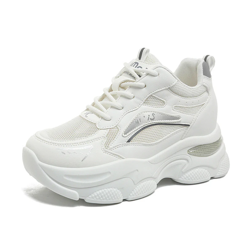 Damen Sportliche Chunky Sneakers mit atmungsaktivem Mesh-Obermaterial Heidi Mode - Image 7