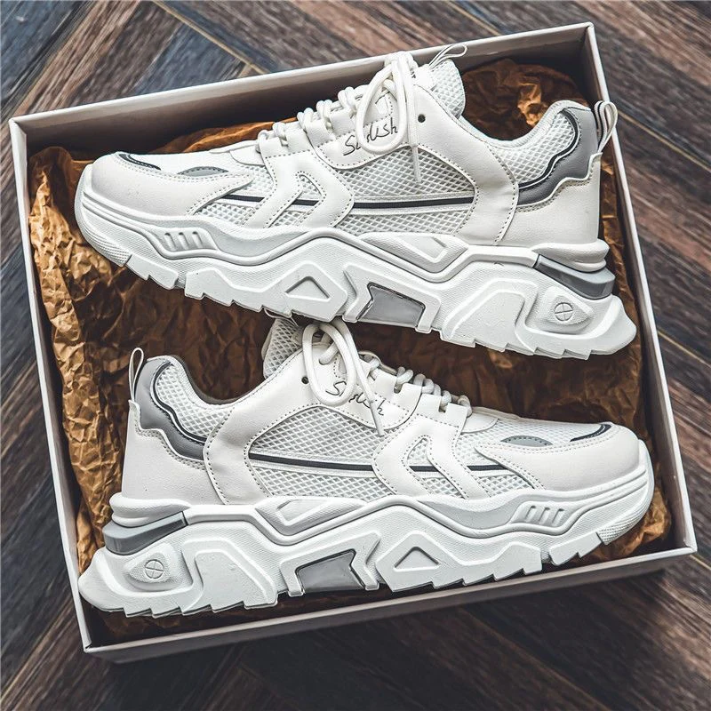 Damen Sportliche Chunky Sneakers mit atmungsaktivem Mesh-Obermaterial und dämpfendem Sohlenprofil Heidi Mode - Image 3
