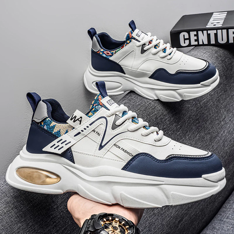 Damen Sportliche Chunky Sneakers mit atmungsaktivem Mesh-Obermaterial und gepolsterter Sohle Heidi Mode - Image 3