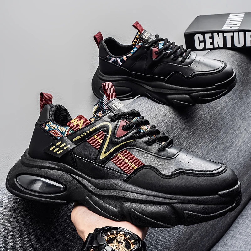 Damen Sportliche Chunky Sneakers mit atmungsaktivem Mesh-Obermaterial und gepolsterter Sohle Heidi Mode - Image 4