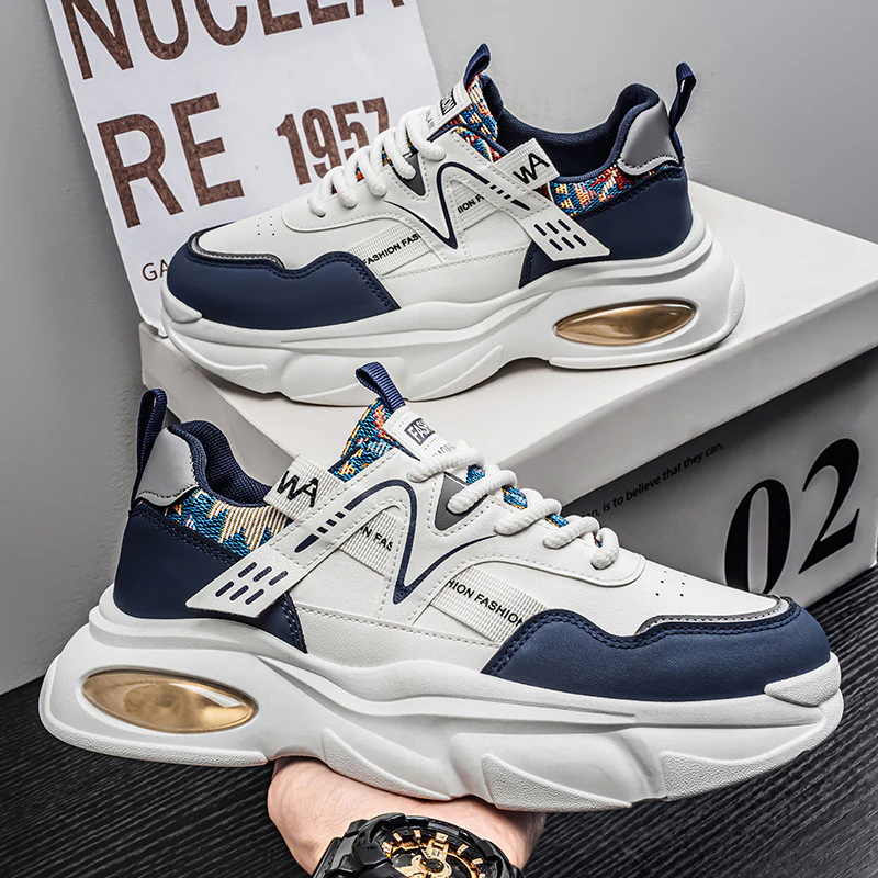 Damen Sportliche Chunky Sneakers mit atmungsaktivem Mesh-Obermaterial und gepolsterter Sohle Heidi Mode - Image 7