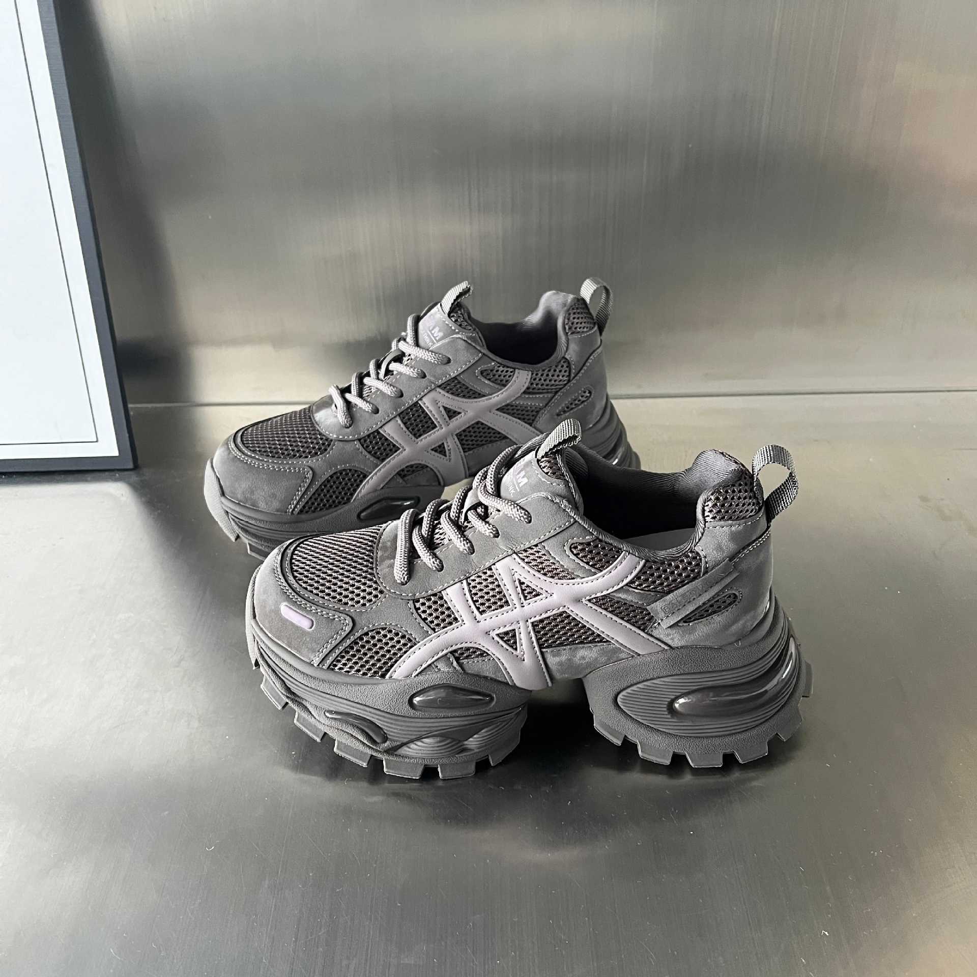 Damen Sportliche Chunky Sneakers mit atmungsaktivem Mesh und robustem Profil Heidi Mode - Image 7