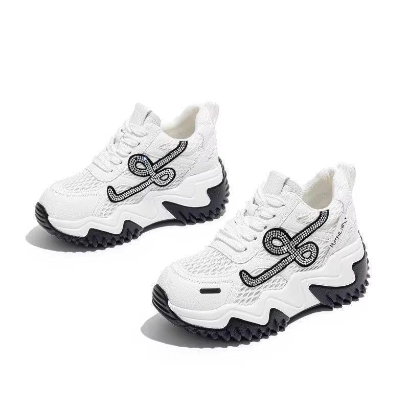 Damen Sportliche Chunky Sneakers mit atmungsaktivem Obermaterial Heidi Mode - Image 5