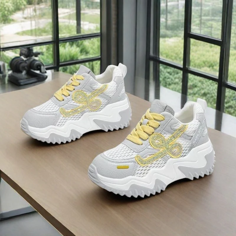 Damen Sportliche Chunky Sneakers mit atmungsaktivem Obermaterial Heidi Mode - Image 6