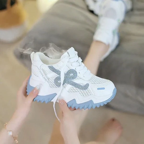 Damen Sportliche Chunky Sneakers mit atmungsaktivem Obermaterial Heidi Mode - Image 7