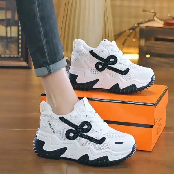 Damen Sportliche Chunky Sneakers mit atmungsaktivem Obermaterial Heidi Mode - Image 8