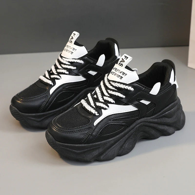 Damen Sportliche Chunky Sneakers mit atmungsaktivem Obermaterial und dämpfendem Sohlenprofil Heidi Mode - Image 6