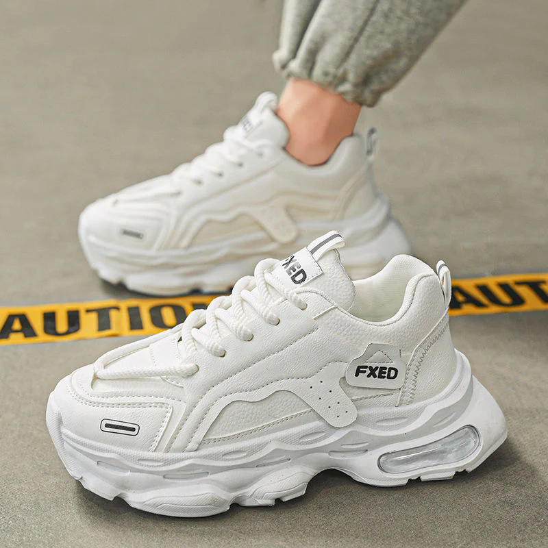 Damen Sportliche Chunky Sneakers mit atmungsaktivem Obermaterial und dämpfender Sohle Heidi Mode - Image 3